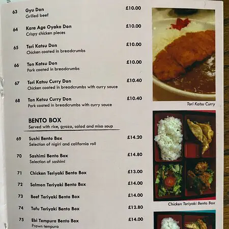 Umi Japanese Menu