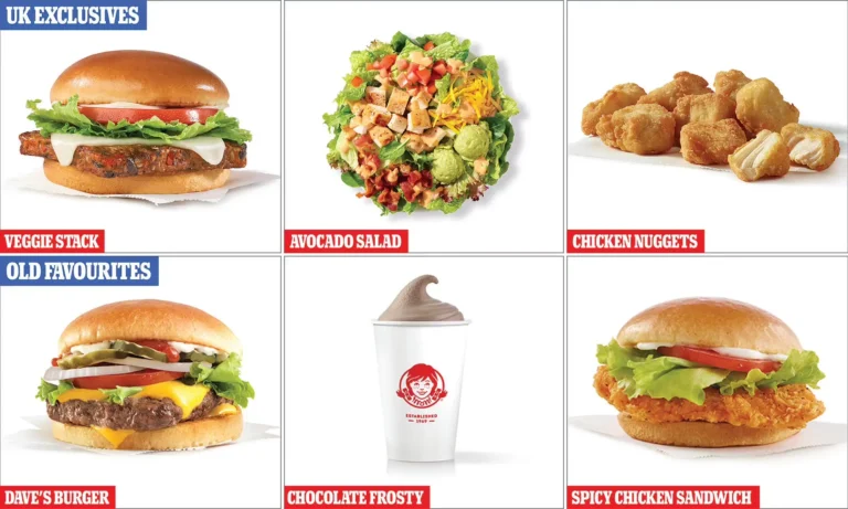 Wendys Breakfast Menu