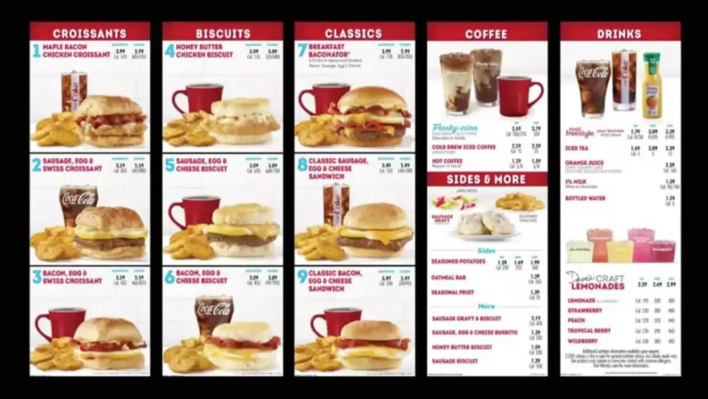 Wendys Breakfast Menu Prices